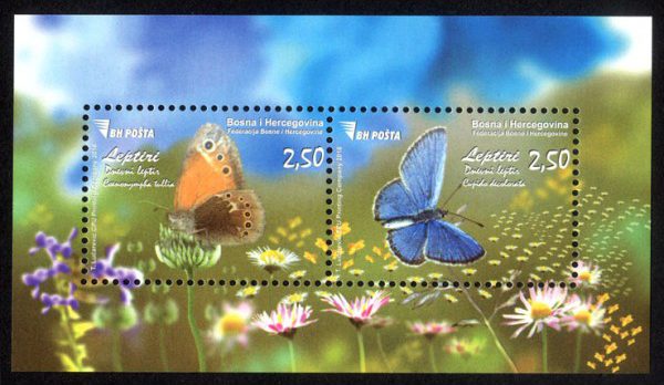 Blok marka ”Fauna” “Leptiri ”