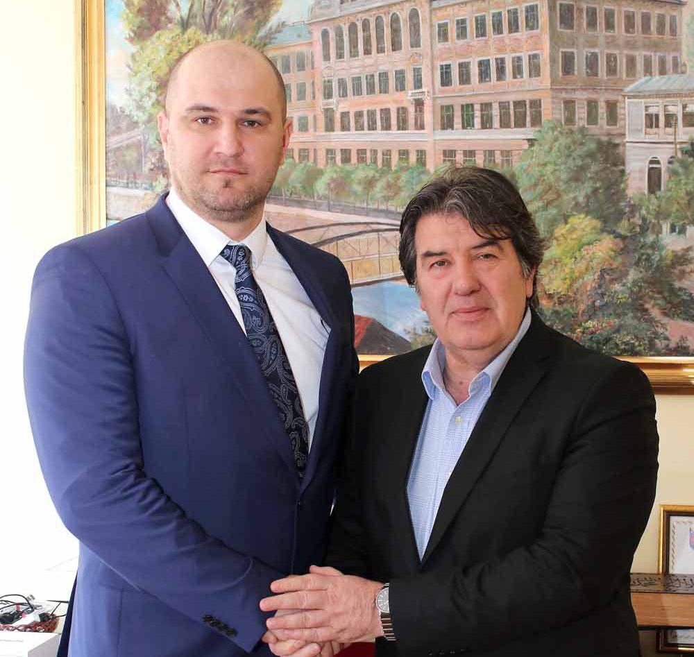 Direktor FK Željezničar Susreo Se Sa Generalnim Direktorom BH Pošte