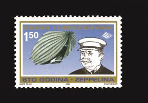 Prigodna Poštanska Marka “100 G. LETA ZEPPELINA '00” 1.50