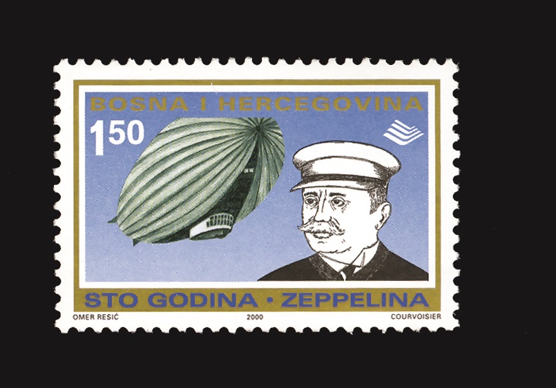 Prigodna poštanska marka “100 G. LETA ZEPPELINA '00” 1.50