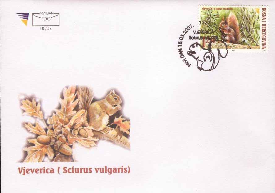 Vjeverica FDC