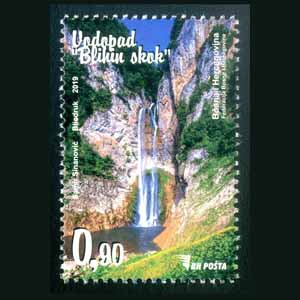 Nova Poštanska Marka Sa Motivom Vodopada Na Rijeci Blihi “Blihin Skok”