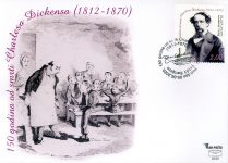150 Godina Od Smrti -Charles Dickensa (1812 -1870) – FDC