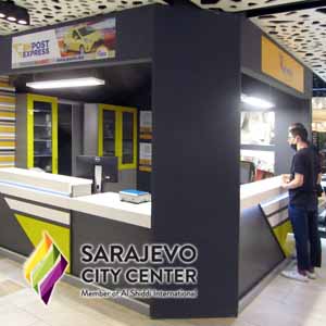 Počeo Sa Radom Izdvojeni šalter Pošte 71122 Sarajevo U SCC-u