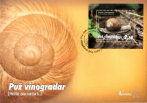Puž Vinogradar – FDC