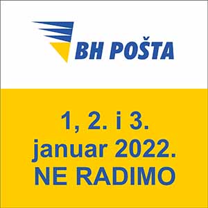 Obavještenje o neradnim danima za Novu godinu