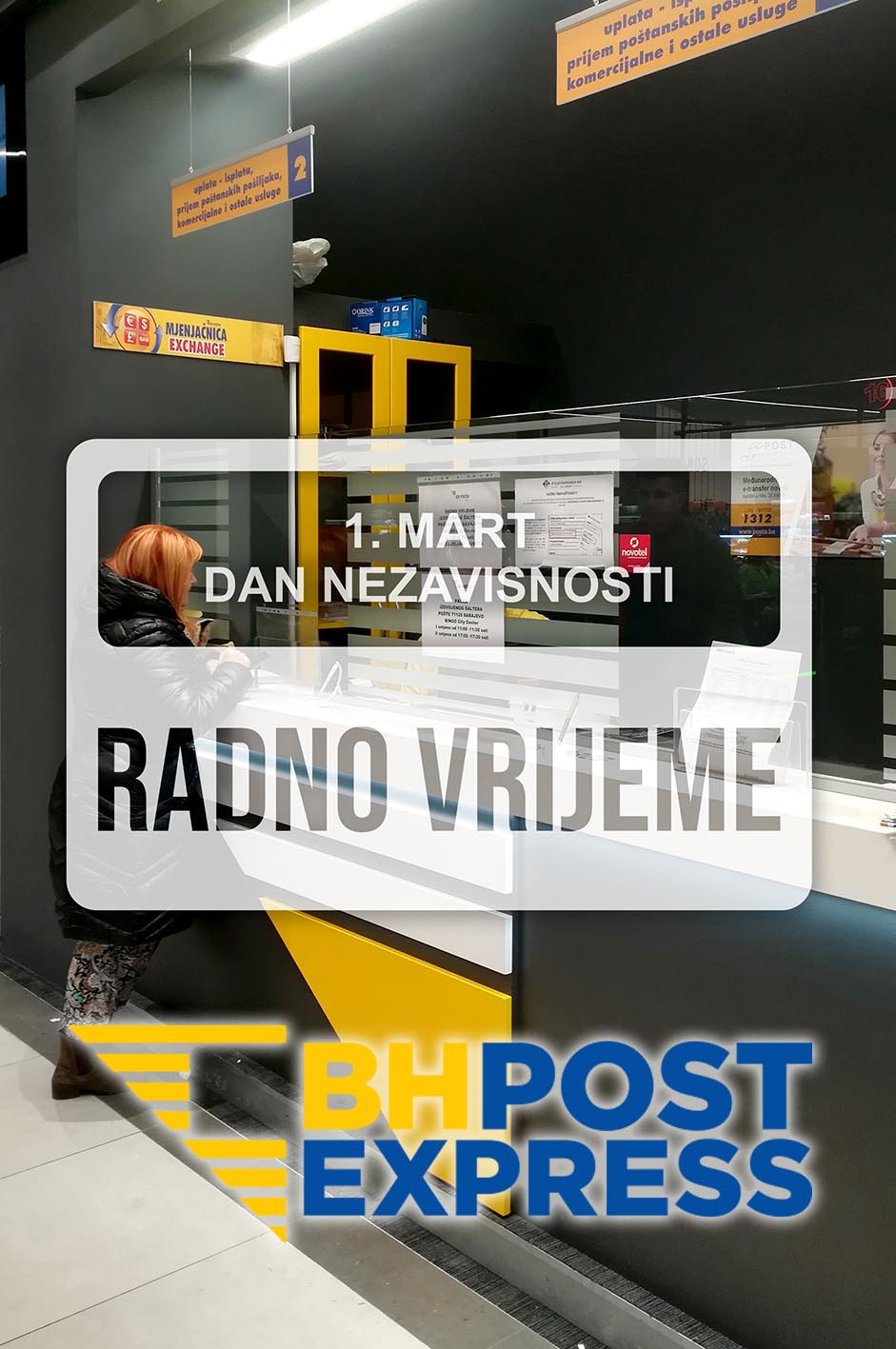 Radno Vrijeme – 1. Mart 2