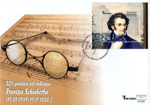 225 Godina Od Rođenja Franza Schuberta – FDC