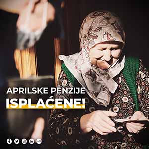 Isplaćene Aprilske Penzije