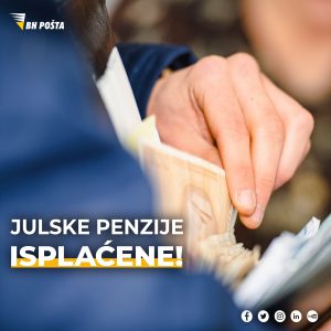 Isplaćene Julske Penzije