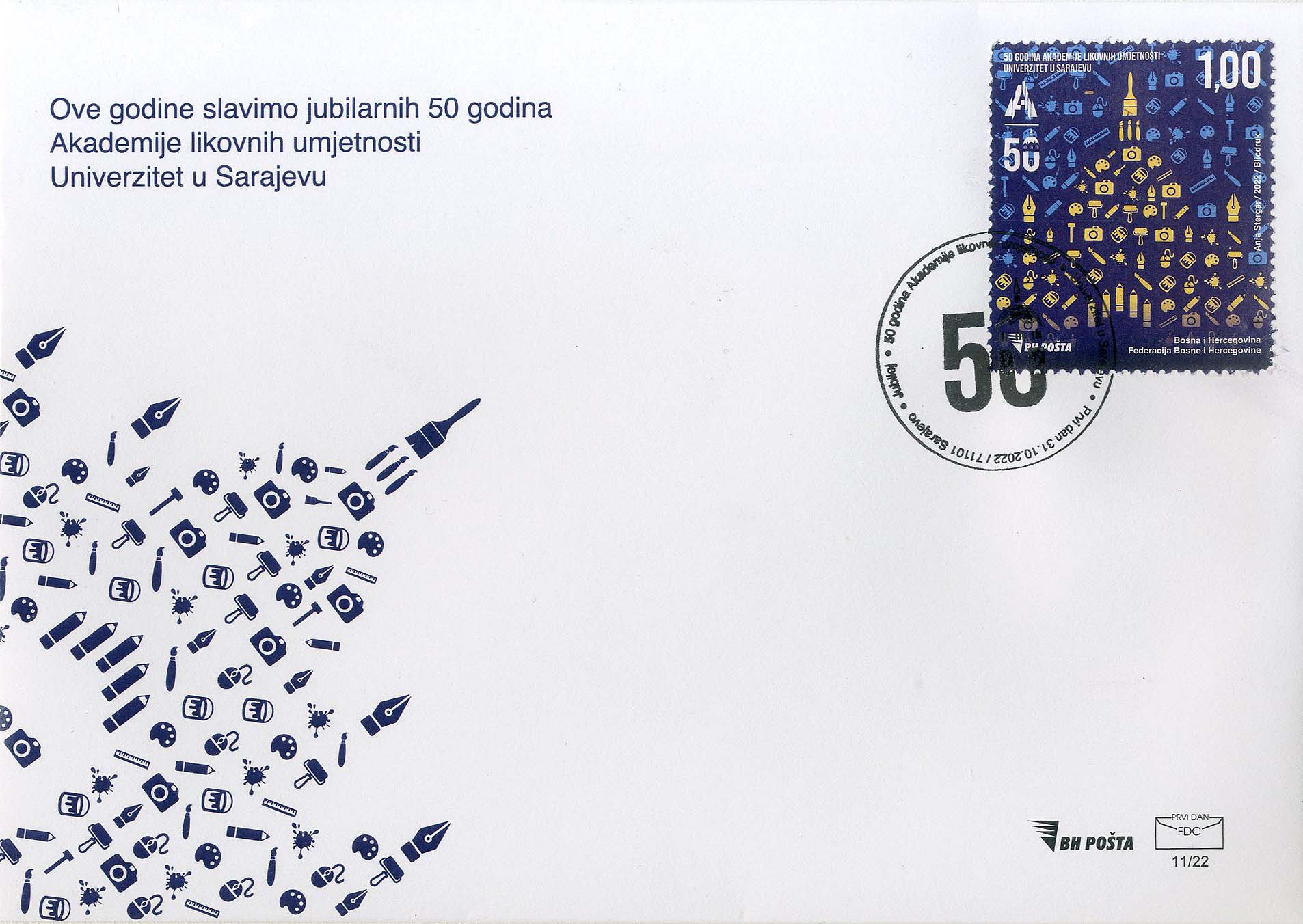 50 godina Akademije likovnih umjetnosti Univerzitet u Sarajevu – FDC