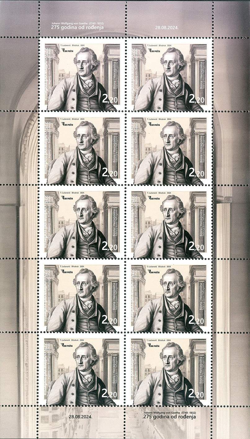 275 godina od rođenja Johanna Wolfganga von Goethea (1749-1832) – tabak