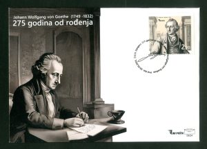 275 Godina Od Rođenja Johanna Wolfganga Von Goethea (1749-1832) – FDC