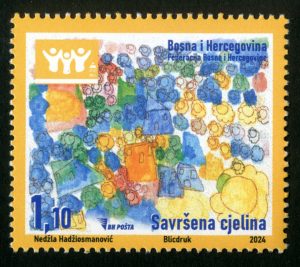 Likovni Rad „Savršena Cjelina” Učenice JU Škole Za Srednje Stručno Obrazovanje I Radno Osobljavanje Sarajevo
