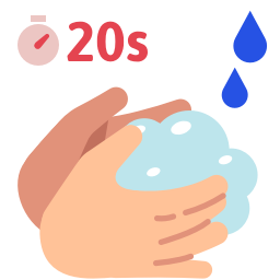 5964550 - hands regulary wash